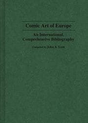 Tapa de Comic art of Europe