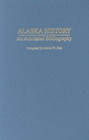 Tapa de Alaska History. An Annotated Bibliography