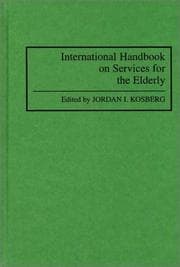 Tapa de International handbook on services for the elderly