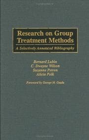 Tapa de Research on group treatment methods