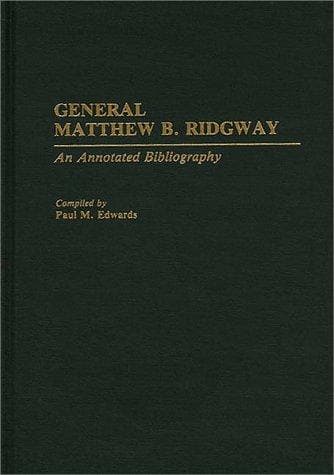 Tapa de General Matthew B. Ridgway