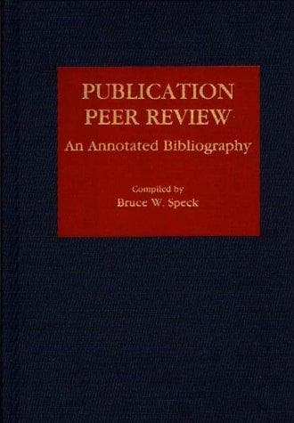 Tapa de Publication peer review