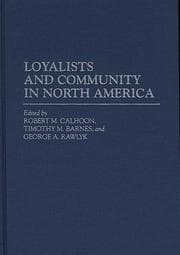 Tapa de Loyalists and community in North America