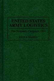 Tapa de United States Army logistics