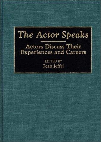 Tapa de The Actor Speaks