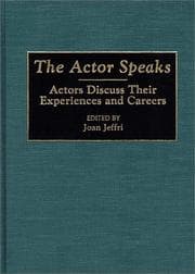 Tapa de The Actor Speaks