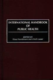 Tapa de International handbook of public health