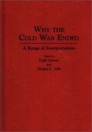 Tapa de Why the cold war ended