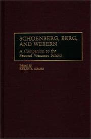Tapa de Schoenberg, Berg, and Webern