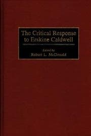 Tapa de The Critical Response to Erskine Caldwell
