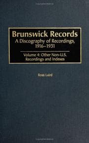 Tapa de Brunswick Records (4 vols)