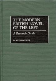 Tapa de The modern British novel of the left