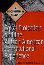 Tapa de Equal Protection and the African American Constitutional Experience