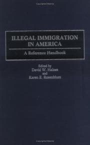Tapa de Illegal immigration in America