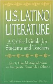 Tapa de U.S. Latino literature