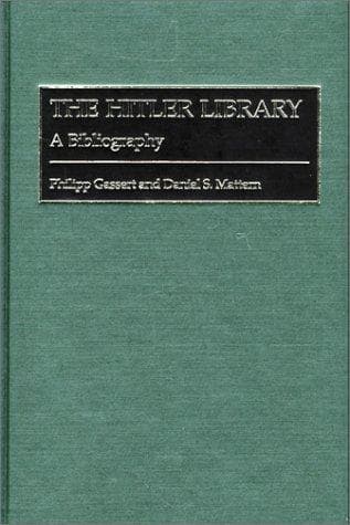 Tapa de The Hitler library