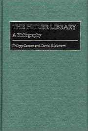 Tapa de The Hitler library