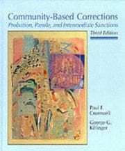 Tapa de Community-based corrections