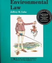 Tapa de Environmental law