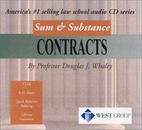 Tapa de Sum & Substance Audio on Contracts