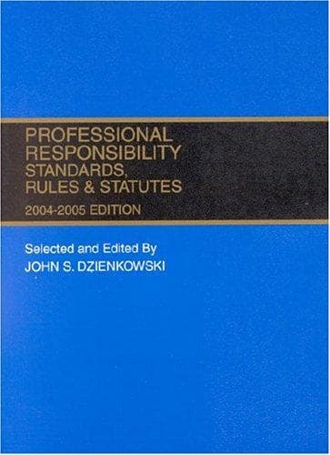 Tapa de Professional Responsibility