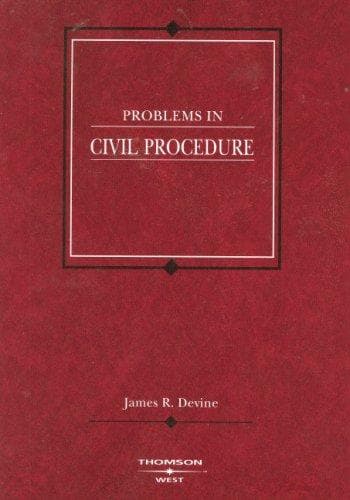 Tapa de Problems in Civil Procedure