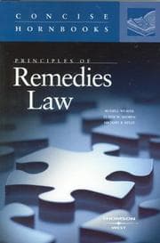 Tapa de Principles of Remedies Law (Concise Hornbook Series) (Concise Hornbook) (Concise Hornbook)