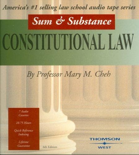 Tapa de Sum & Substance Audio on Constitutional Law