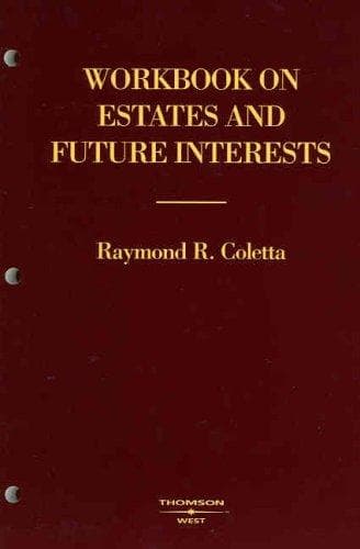 Tapa de Workbook on Estates and Future Interests