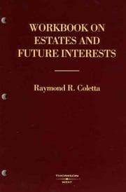 Tapa de Workbook on Estates and Future Interests