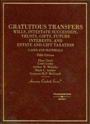 Tapa de Cases and materials on gratuitous transfers