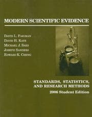 Tapa de Modern scientific evidence