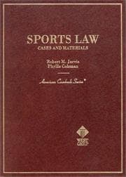 Tapa de Sports law