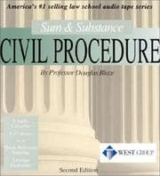Tapa de Civil Procedure: Law School Audio Tape Series (2nd Edition: Sum & Substance)