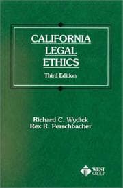 Tapa de California legal ethics