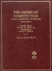 Tapa de The American Constitution