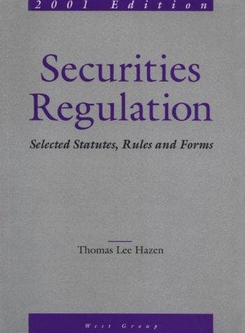 Tapa de Securities Regulation
