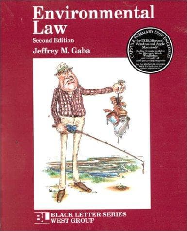 Tapa de Environmental law