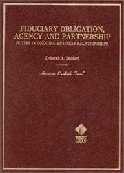 Tapa de Fiduciary obligation, agency, and partnership