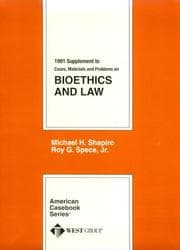 Tapa de Supplement to Bioethics and Law