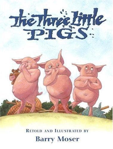 Tapa de The three little pigs