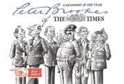 Tapa de Peter Brookes of the "Times"