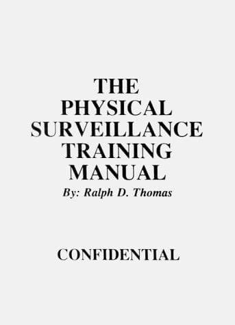 Tapa de Physical Surveillance Training Manual