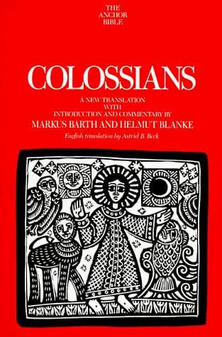 Tapa de Colossians (Anchor Bible)