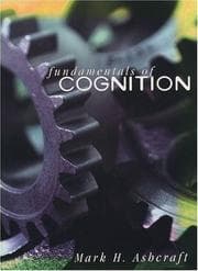 Tapa de Fundamentals of cognition