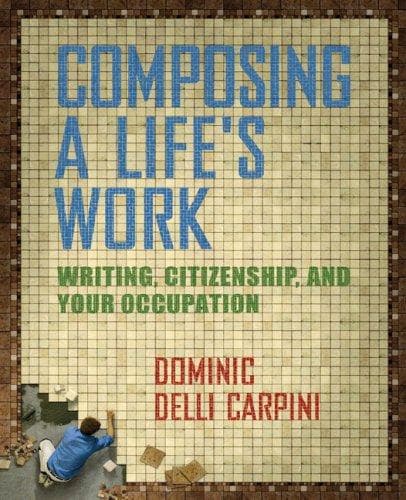 Tapa de Composing a life's work