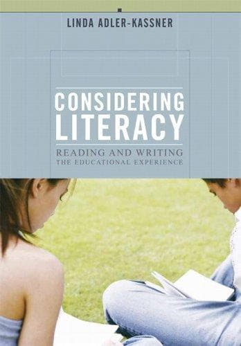 Tapa de Considering literacy