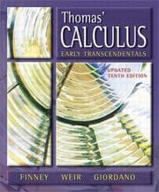 Tapa de Thomas' Calculus, Early Transcendentals
