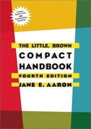 Tapa de Little, The, Brown Compact Handbook