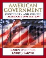 Tapa de American Government 2006